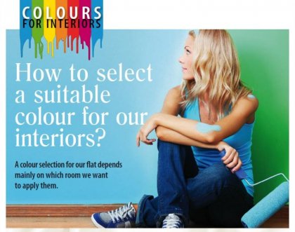How to choose an appropriate colour for interiors? 